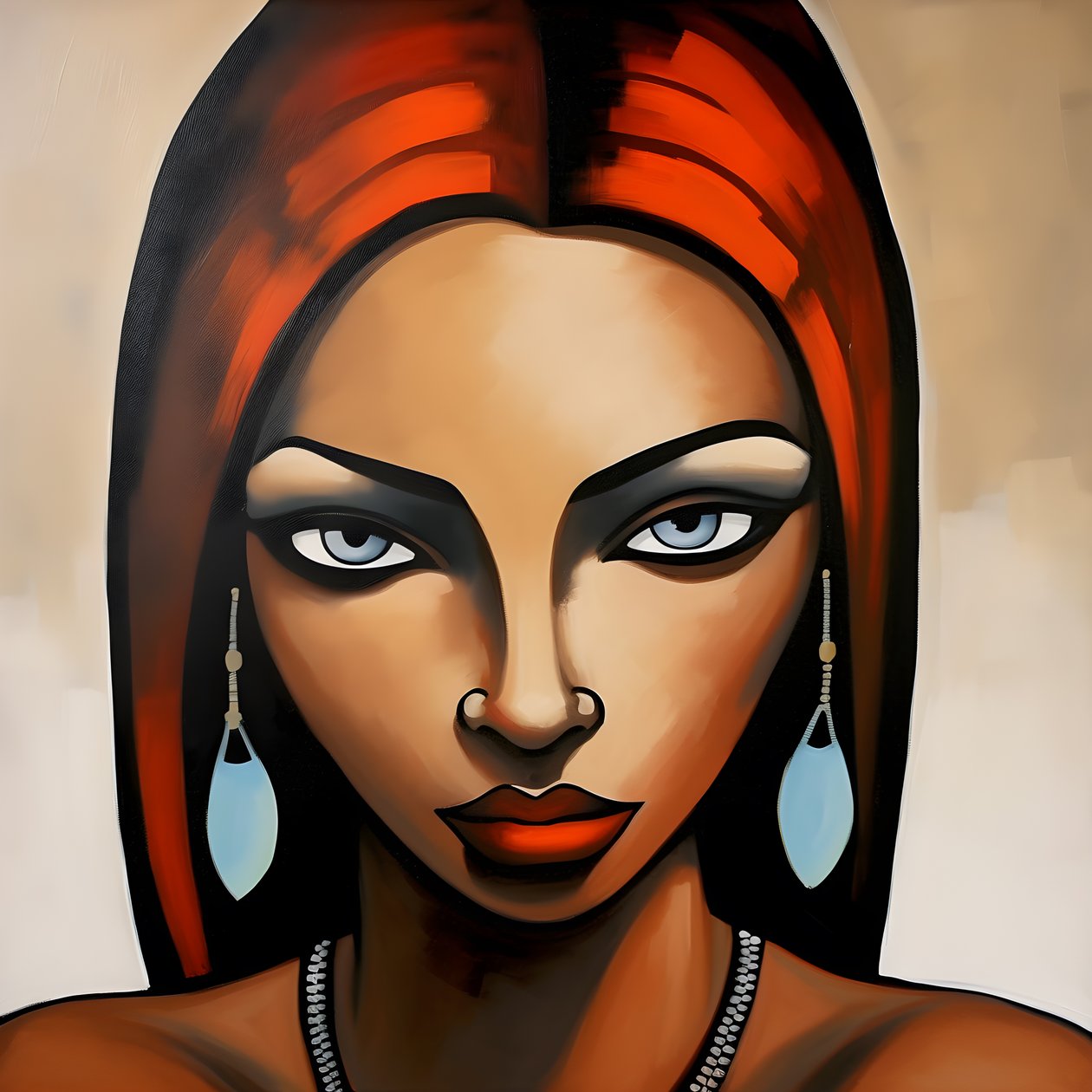 Afrikalı kadın 1 by Kurt Heppke
