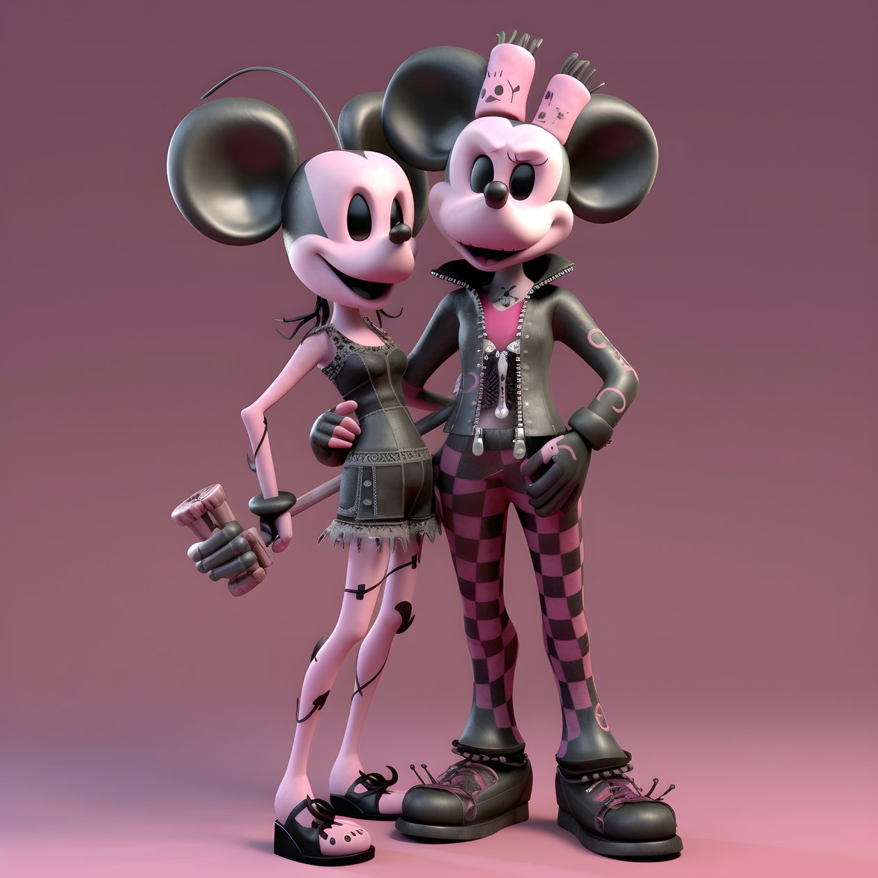 yılbaşından önceki kabus serseri pembe minnie ve mickey mouse 1 by Kurt Heppke