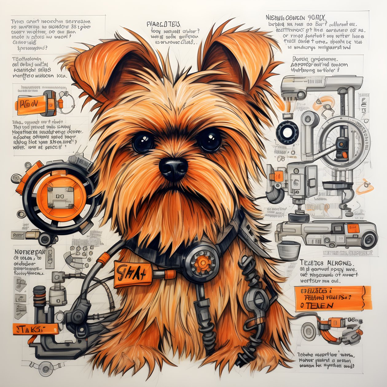 mekanik teriyer köpeği 4 için bir açıklama by Kurt Heppke