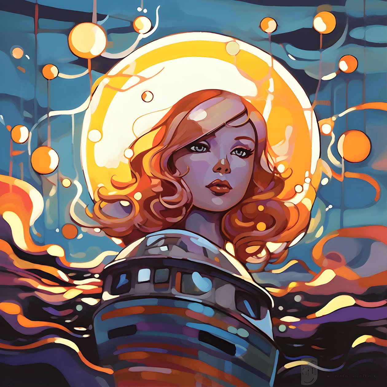 Glaenzend 4 by Kurt Heppke