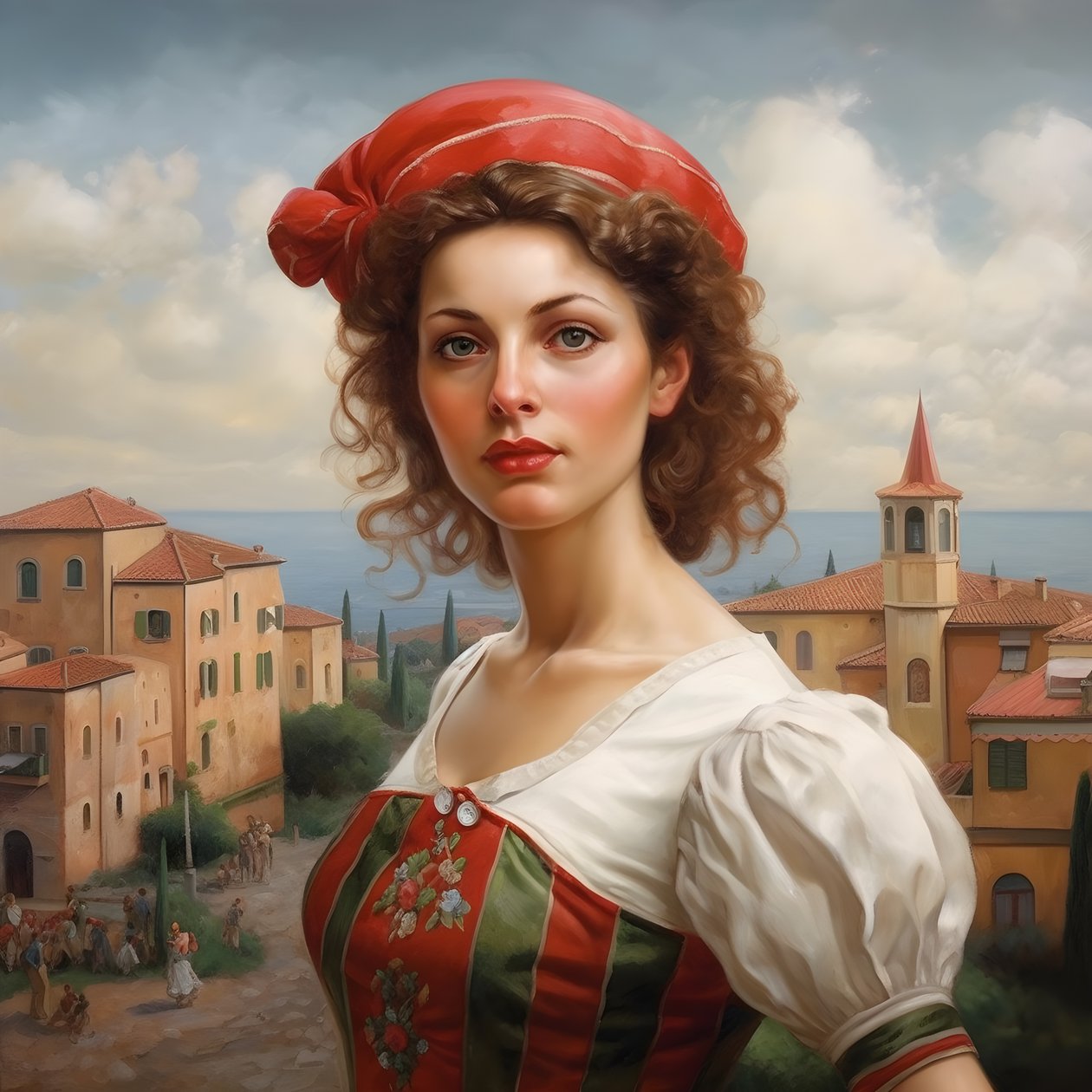 İtalyan kadın 4 by Kurt Heppke