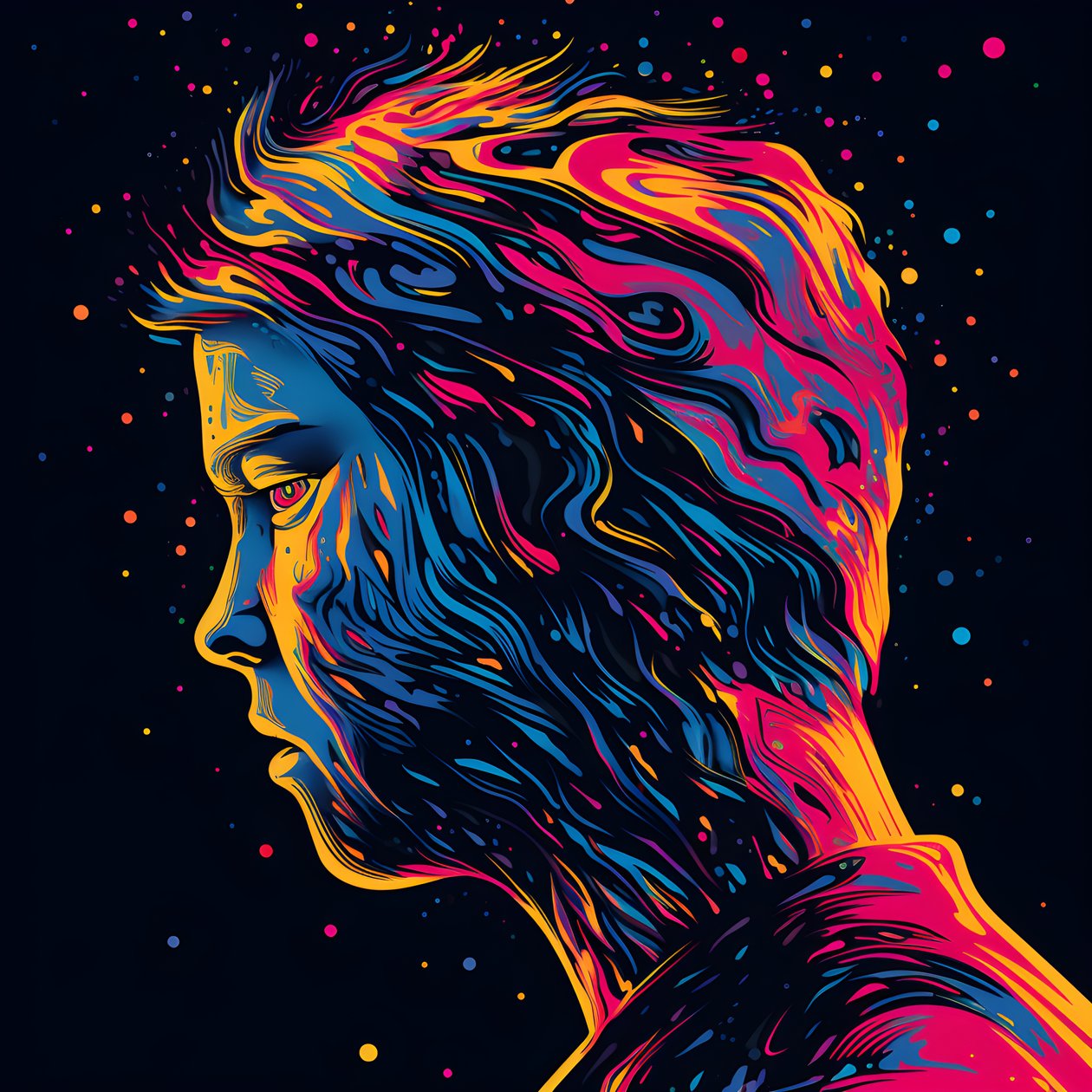 boşluğa, nebulaya, uzaya, kozmik bakıyor. 2 by Kurt Heppke