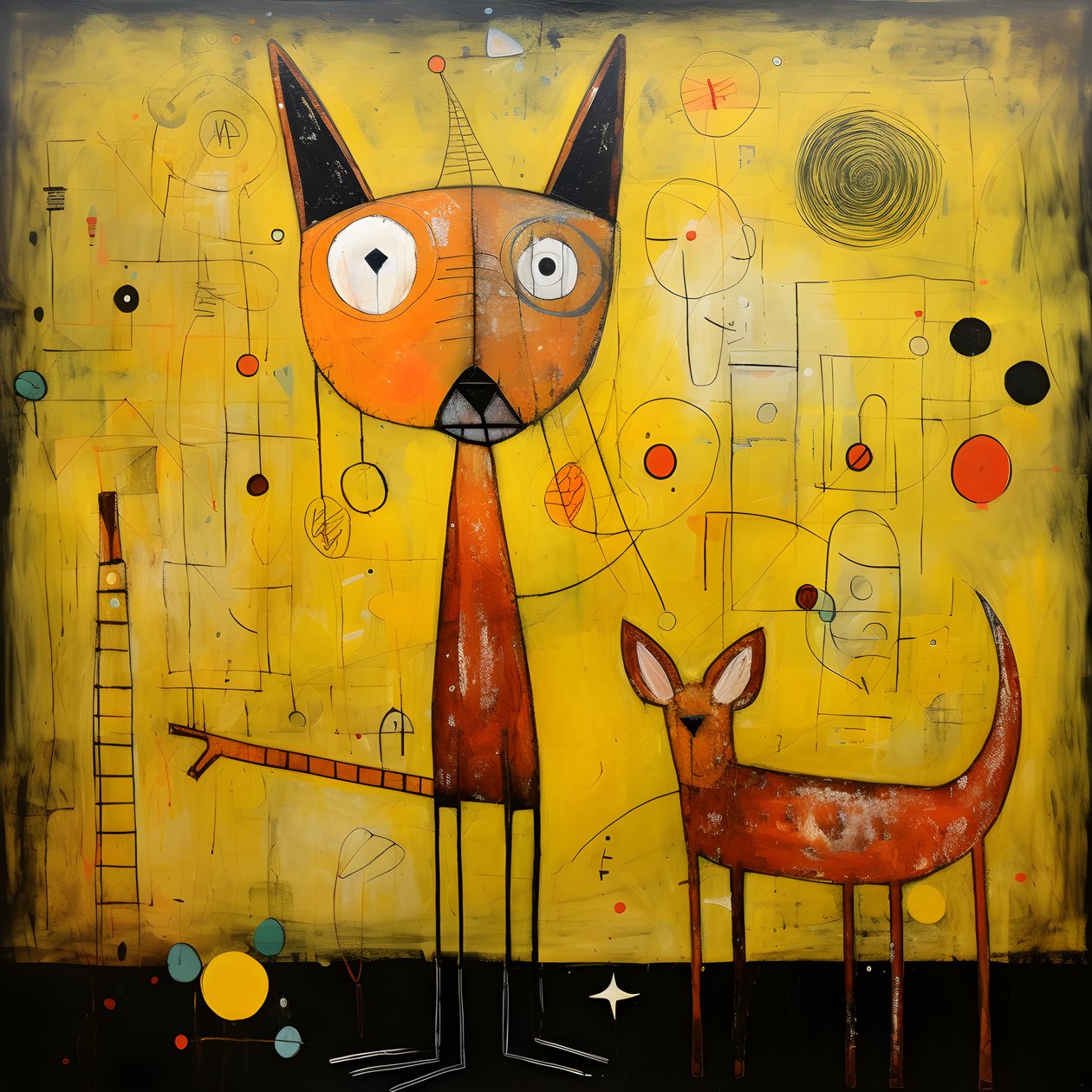 sarı köpek 4 by Kurt Heppke