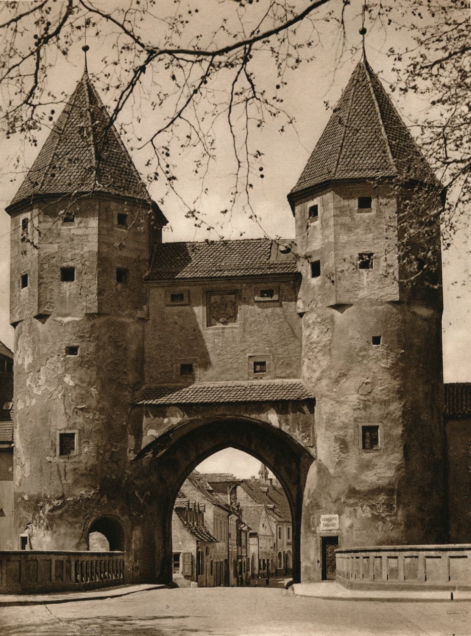 Amberg. Nabburger Tor, 1931 by Kurt Hielscher