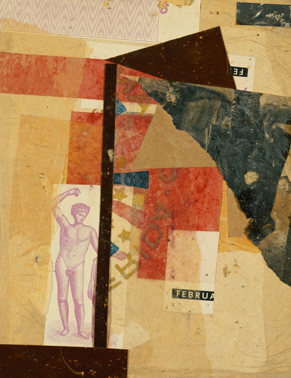 Şubat ayında Apollo; Apollo im Şubat 1945 by Kurt Schwitters