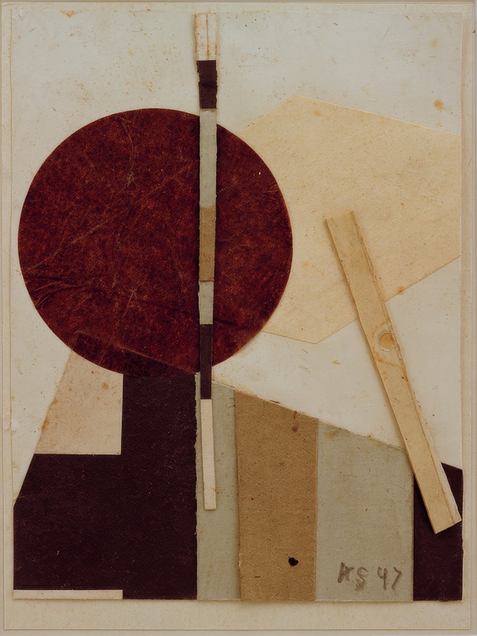 dairesel-açısal by Kurt Schwitters