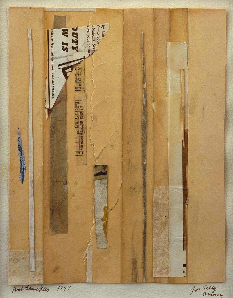 Kolaj by Kurt Schwitters