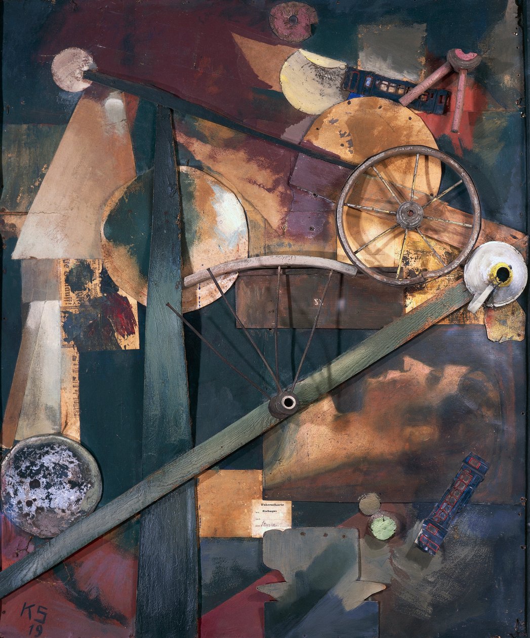 Asil bayanlar için inşaat by Kurt Schwitters
