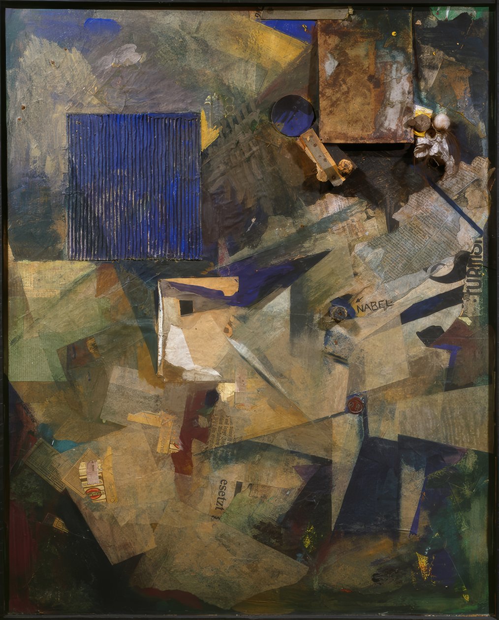 saç çizgisi görüntüsü by Kurt Schwitters