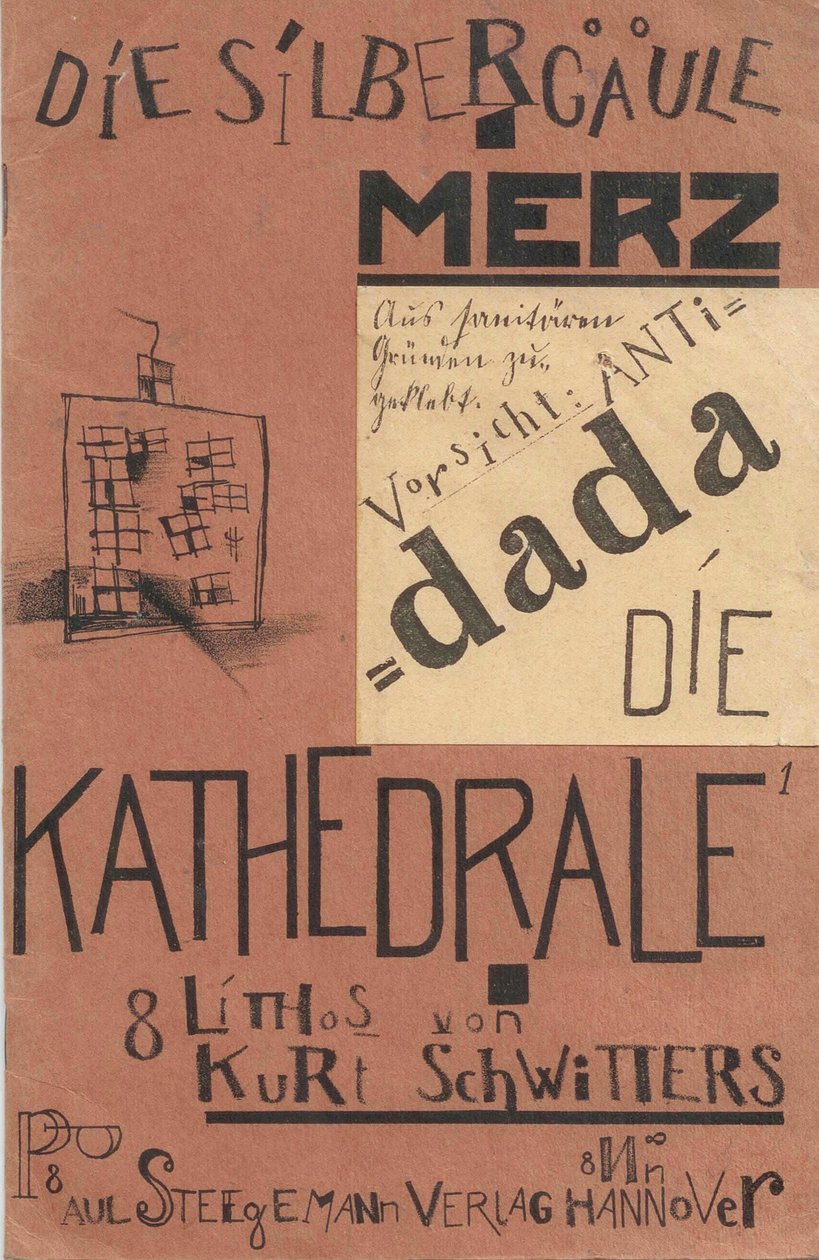 Katedral. Gümüş At, 1920. by Kurt Schwitters
