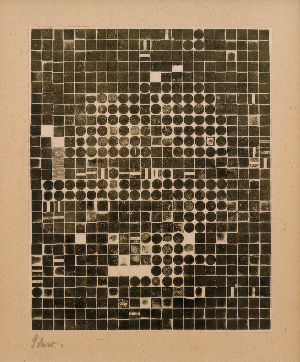 Çemberin karesini alma - çözüldü! by Kurt Schwitters