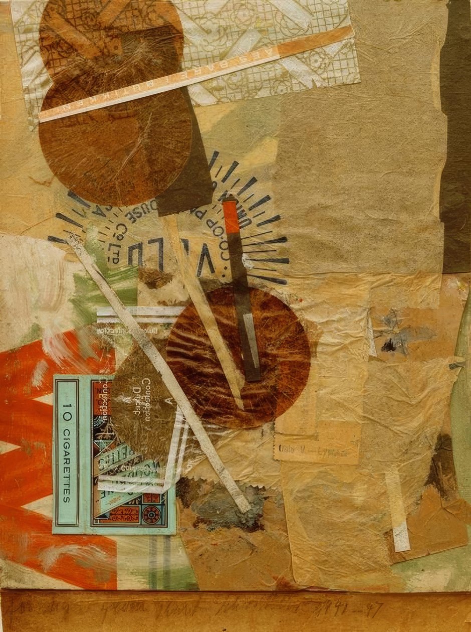 Higu için (Merzzeichnung) by Kurt Schwitters