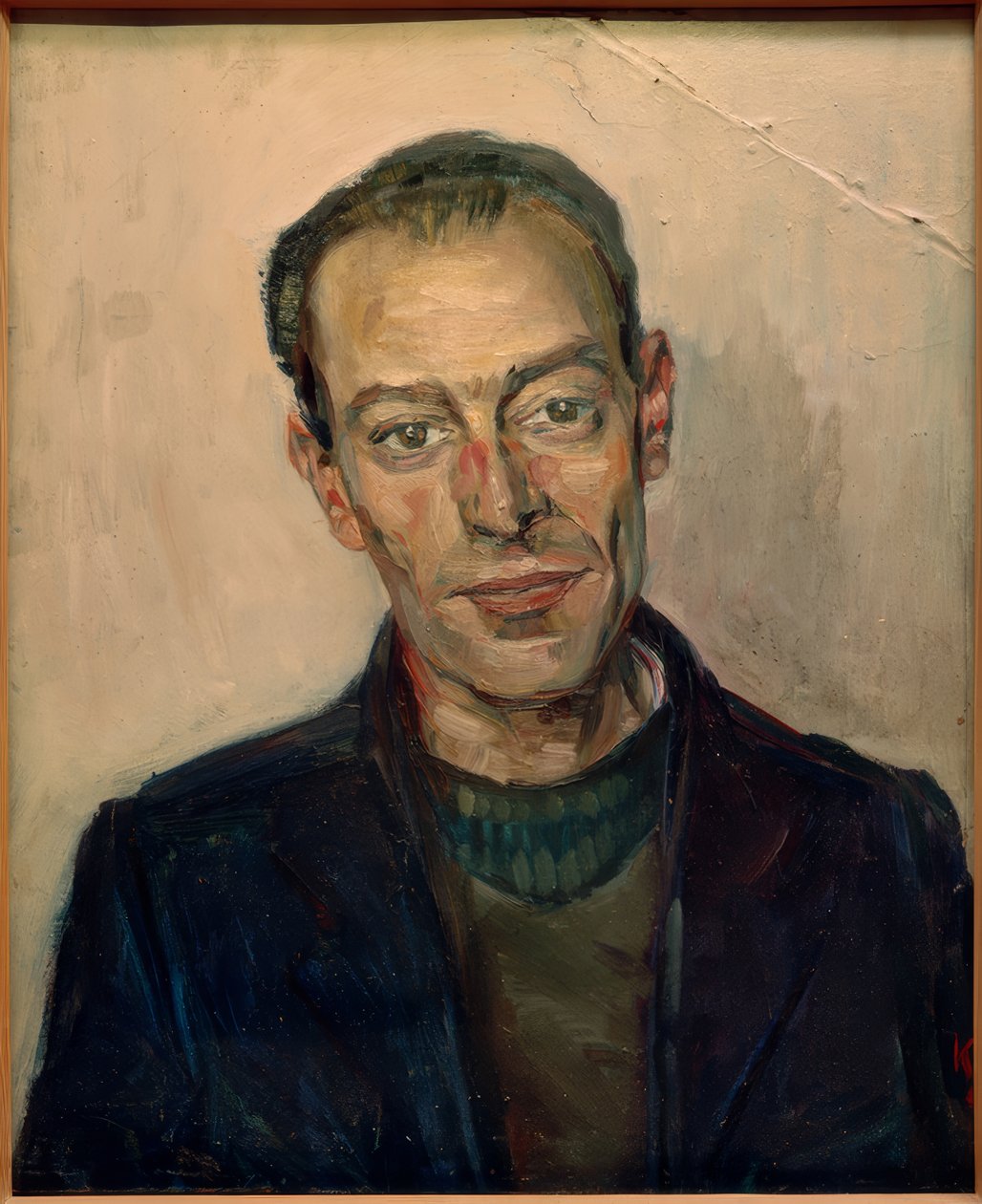Bir beyefendi portresi by Kurt Schwitters