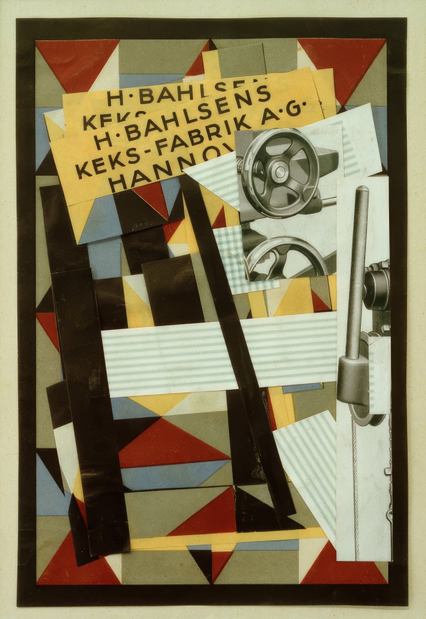 kex kumaş ateşi by Kurt Schwitters