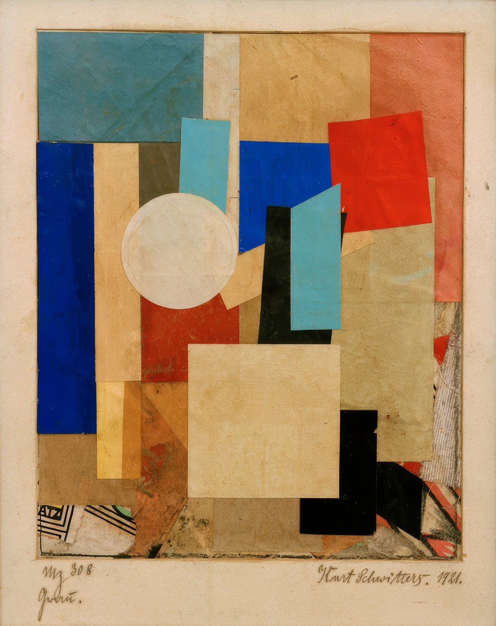 MZ 308 gri by Kurt Schwitters