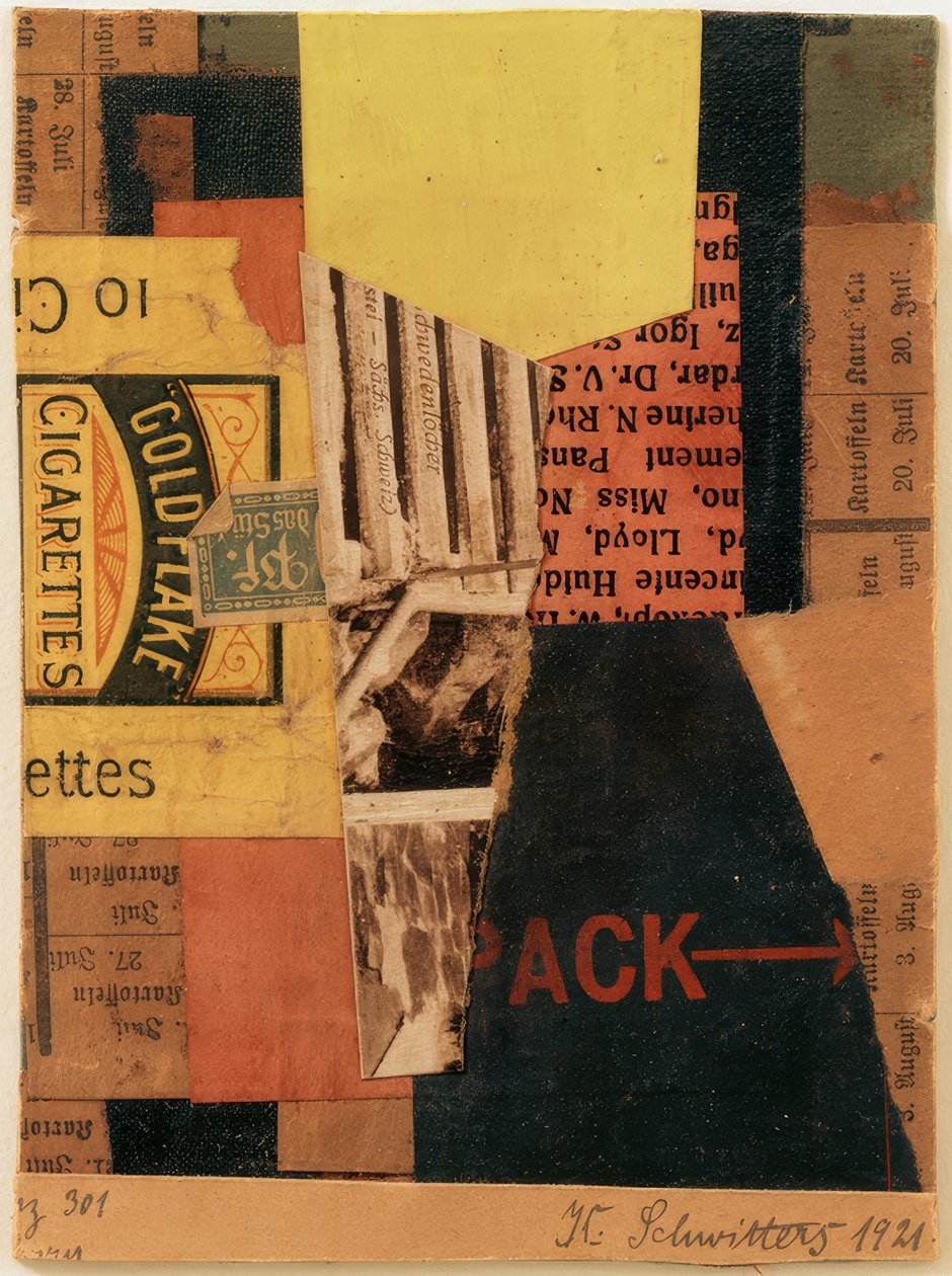 Merz 301 - patates by Kurt Schwitters