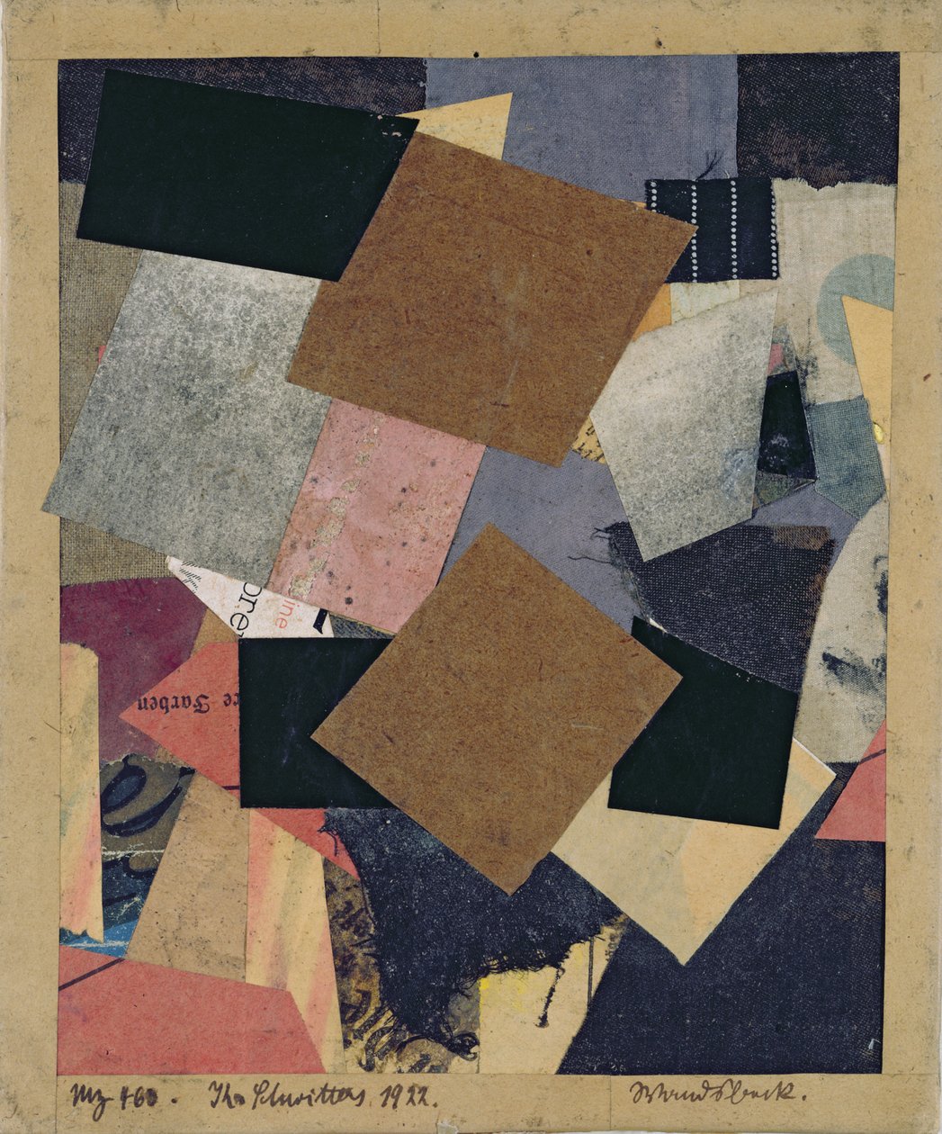 Merz 463, 1922 by Kurt Schwitters