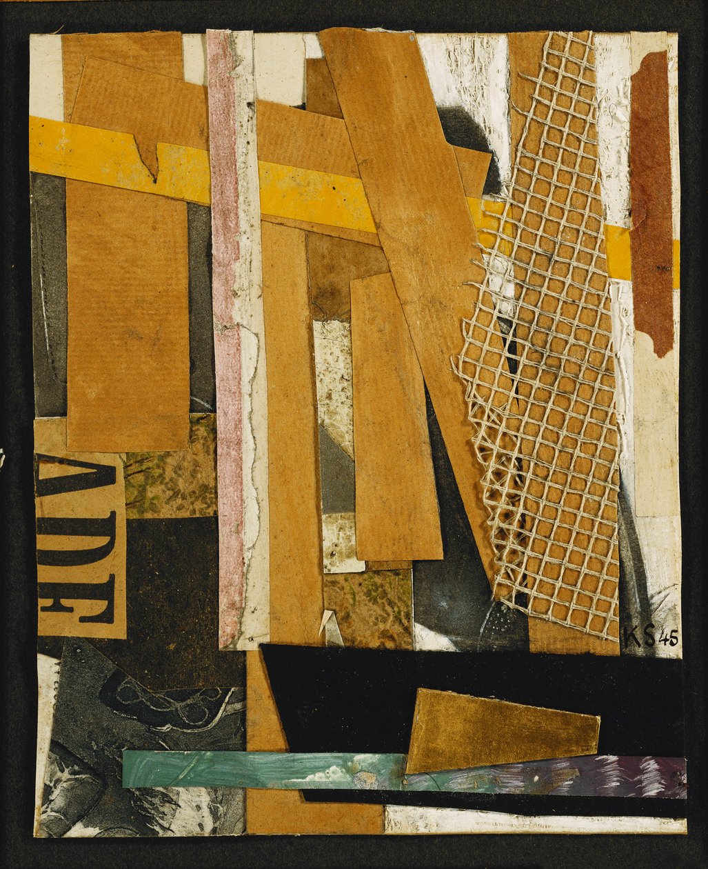 Merz Resmi; Merzbild, 1945 by Kurt Schwitters