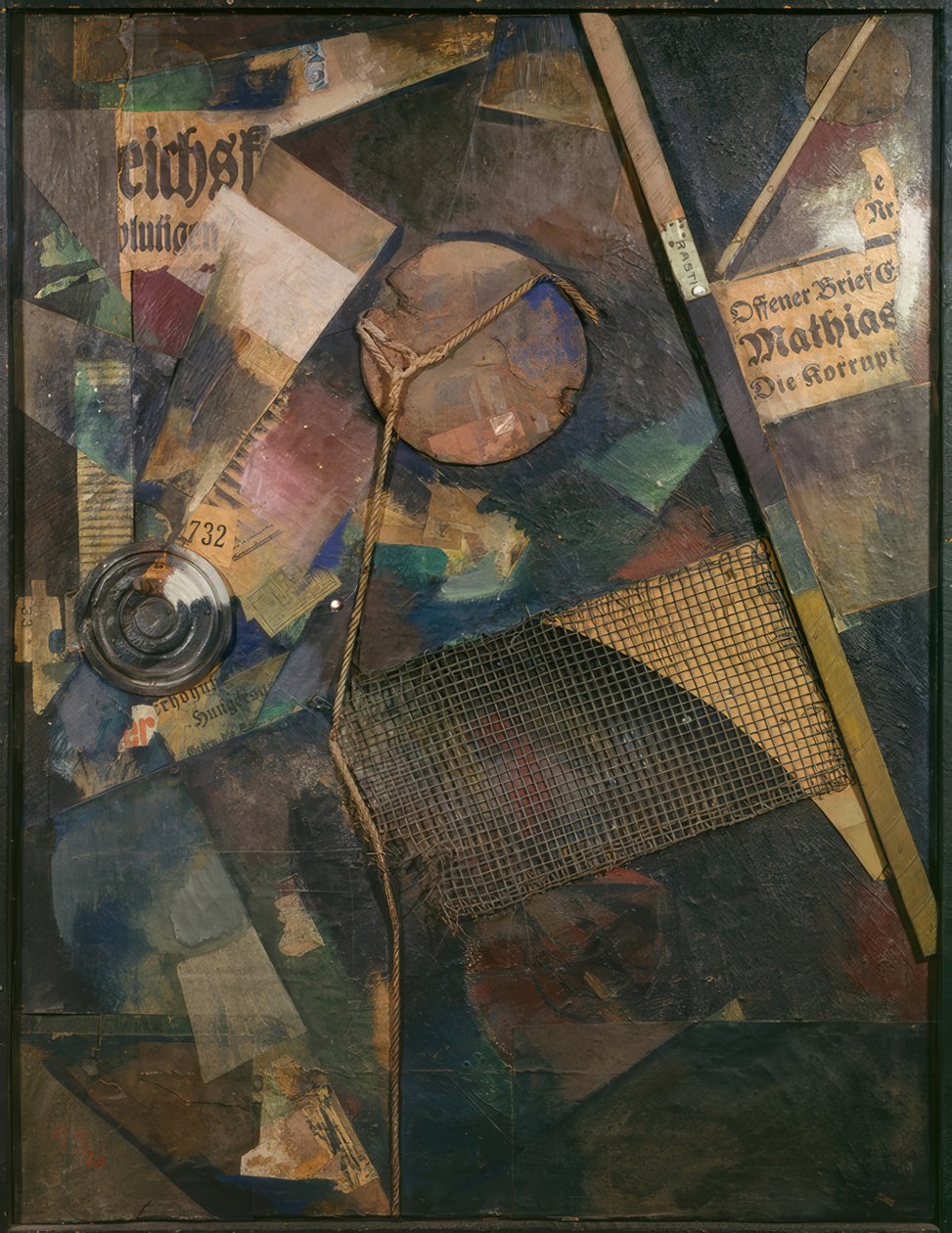 Merz resmi 25A. takımyıldız by Kurt Schwitters