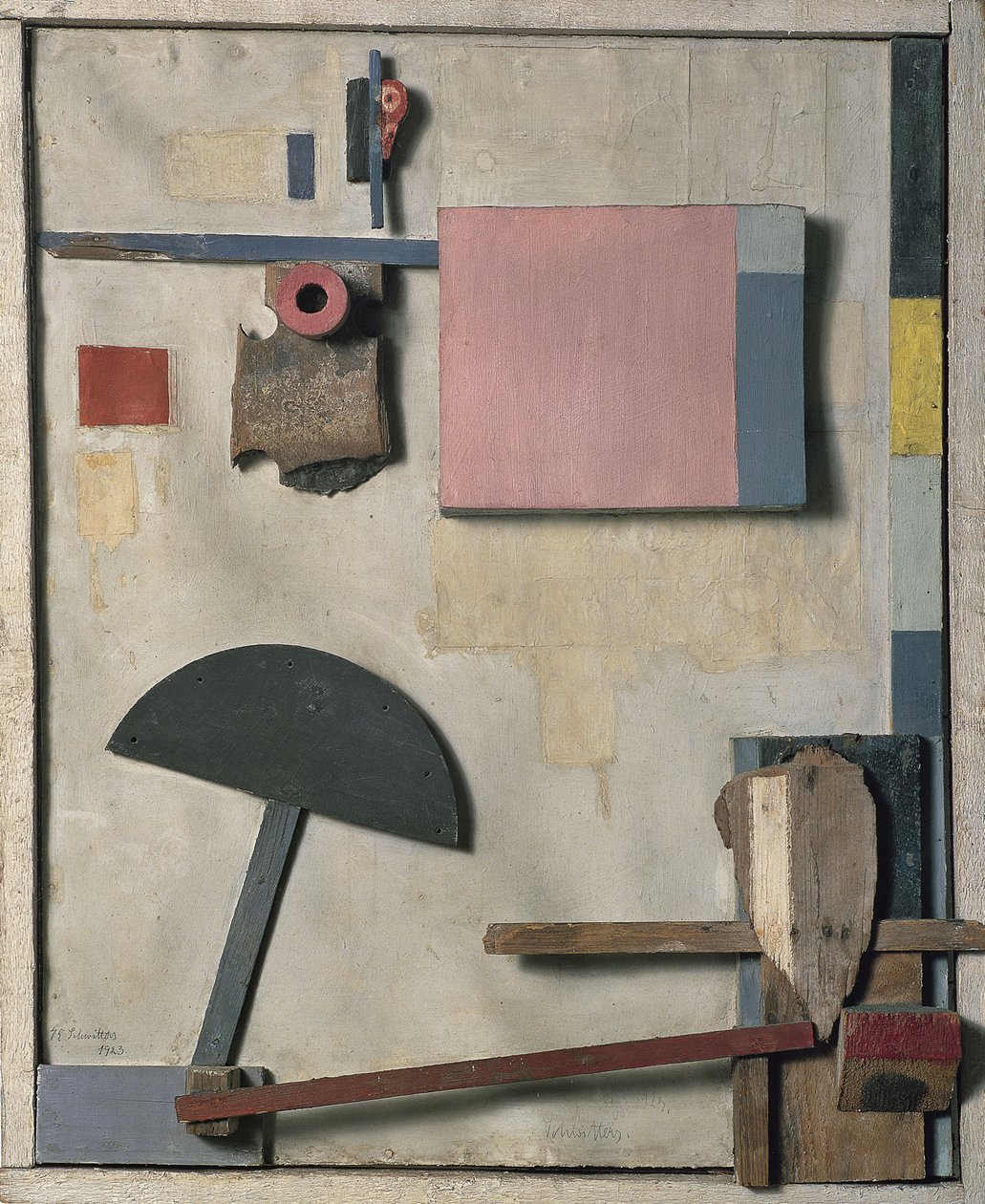 Merzbild Kijkduin, 1923 by Kurt Schwitters