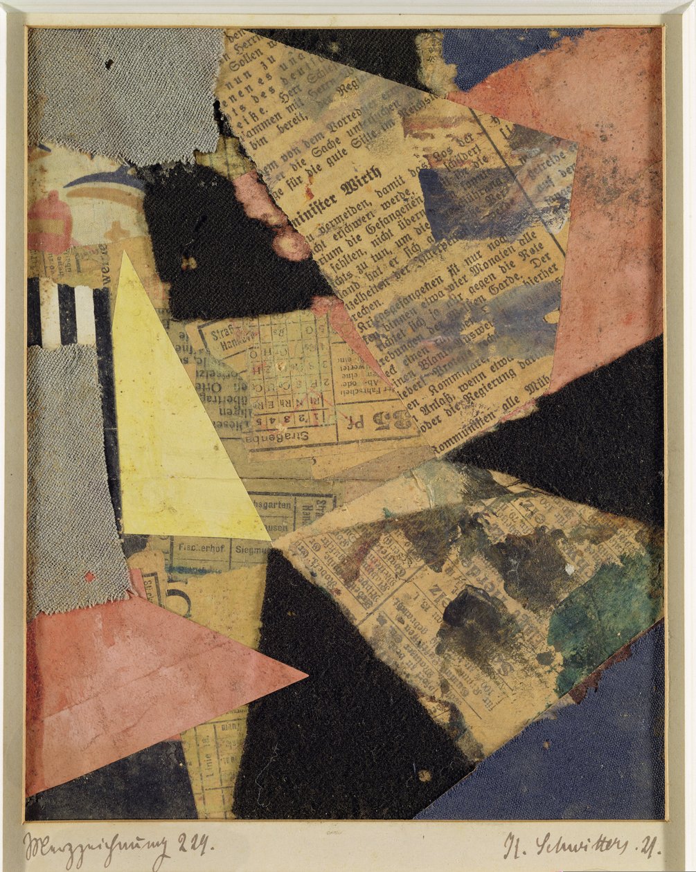 Merz çizimi 229, 1921 by Kurt Schwitters