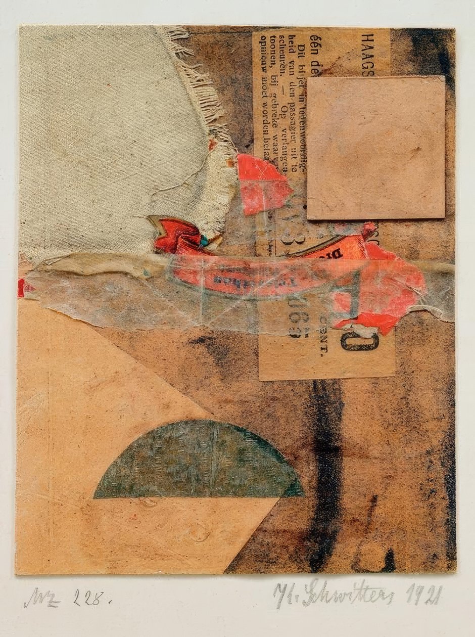 Mz 228 by Kurt Schwitters
