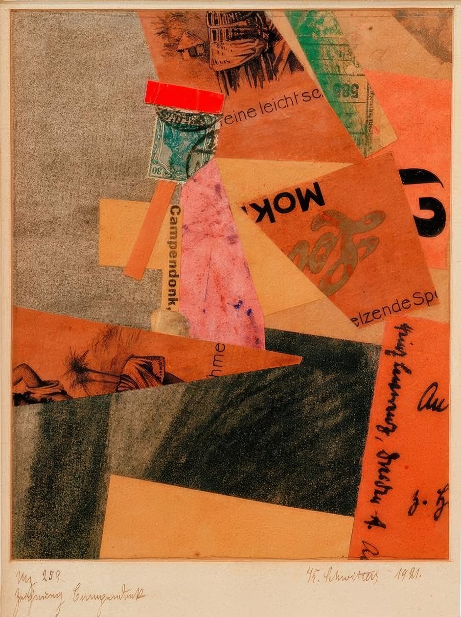 Mz 259 Campendonk çizimi by Kurt Schwitters
