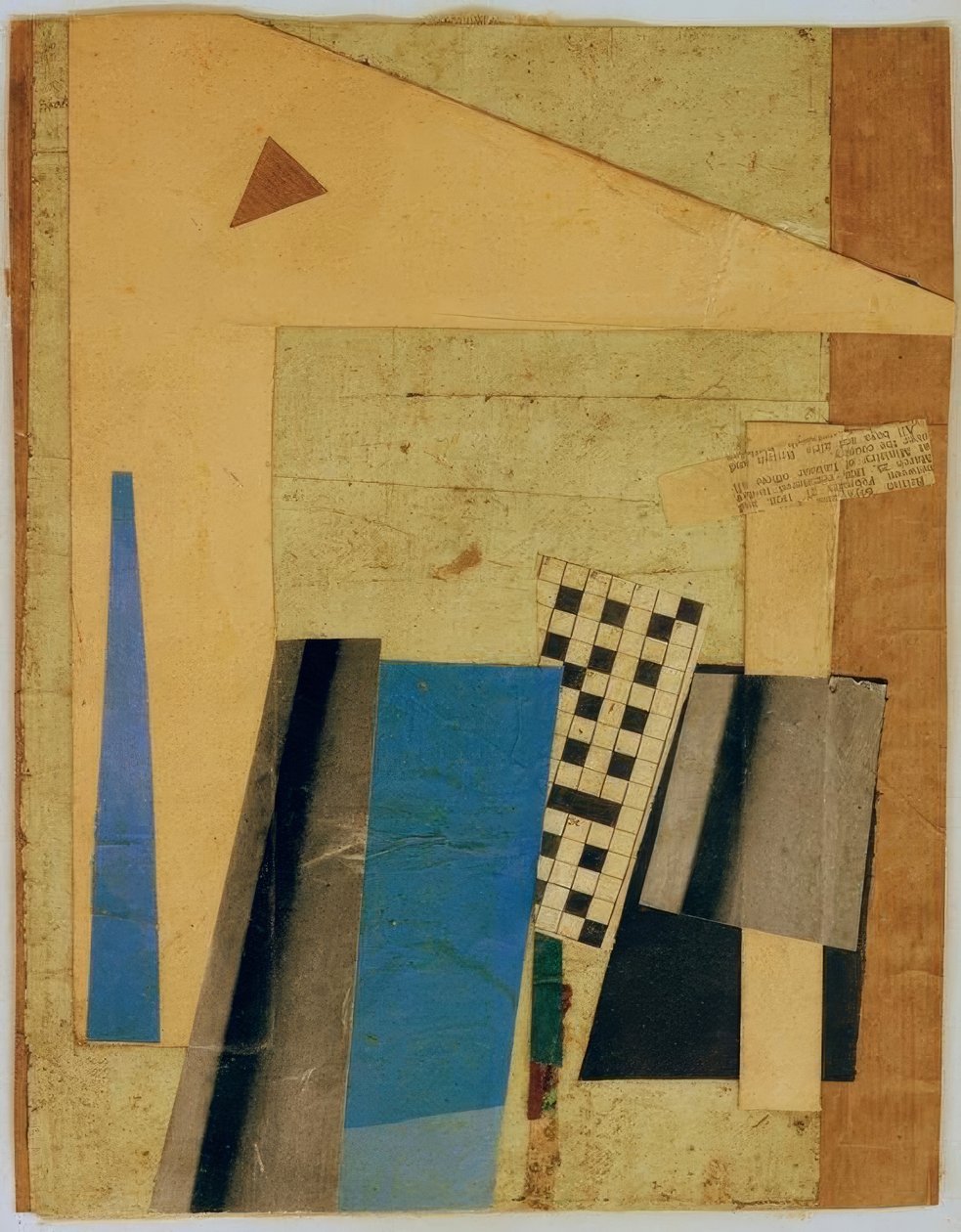 İsimsiz (çapraz bulmaca) by Kurt Schwitters