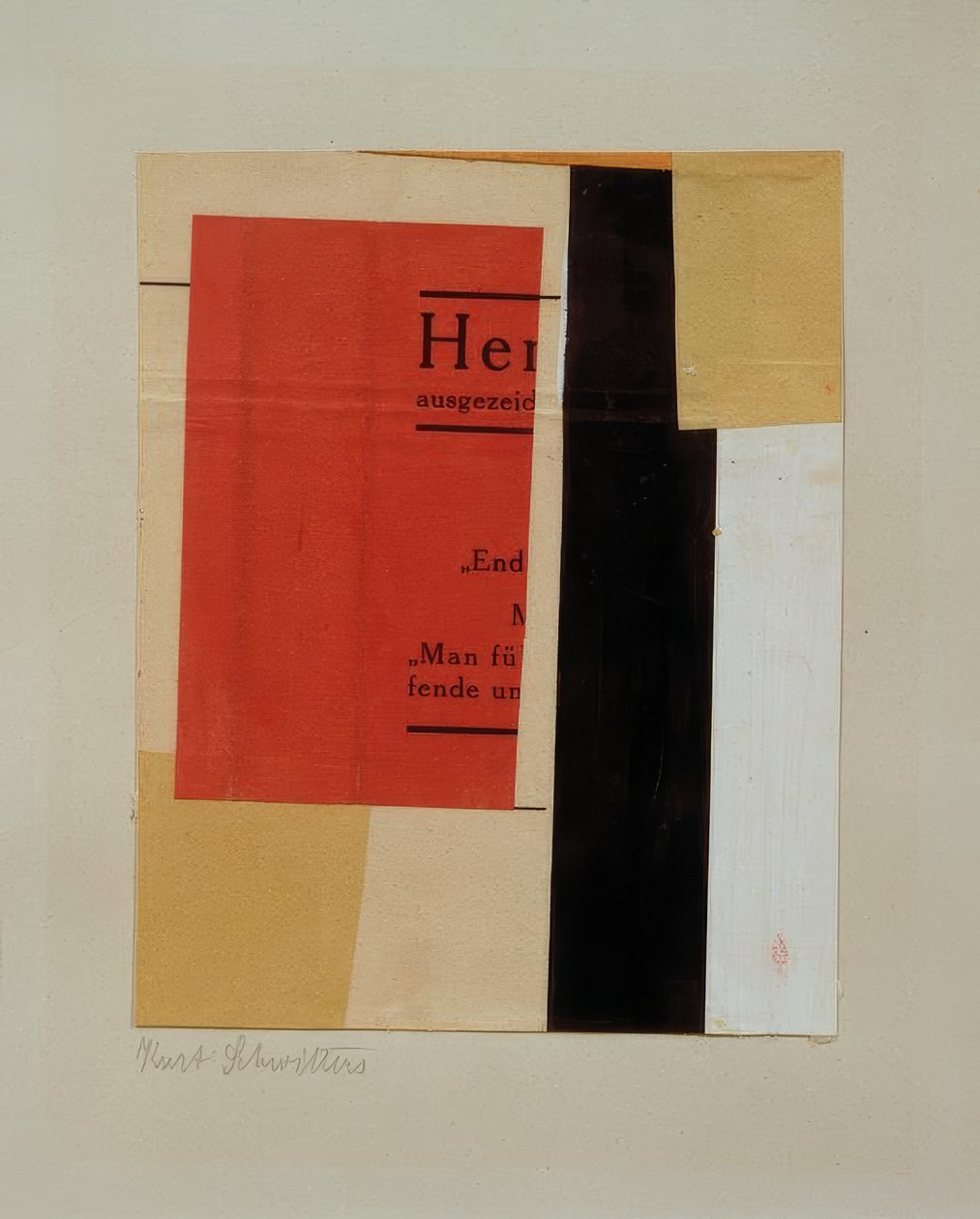 başlıksız by Kurt Schwitters