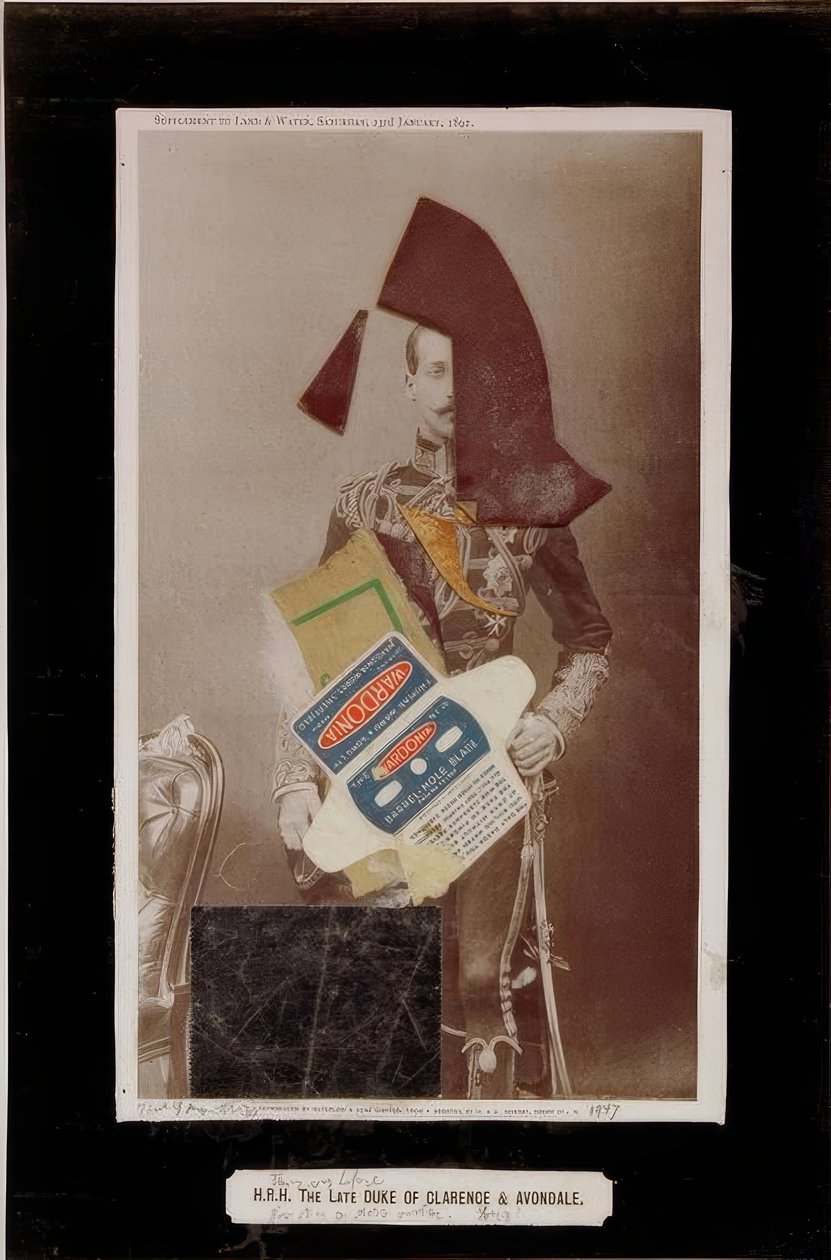 Geç Clarence Dükü ve Avondale by Kurt Schwitters