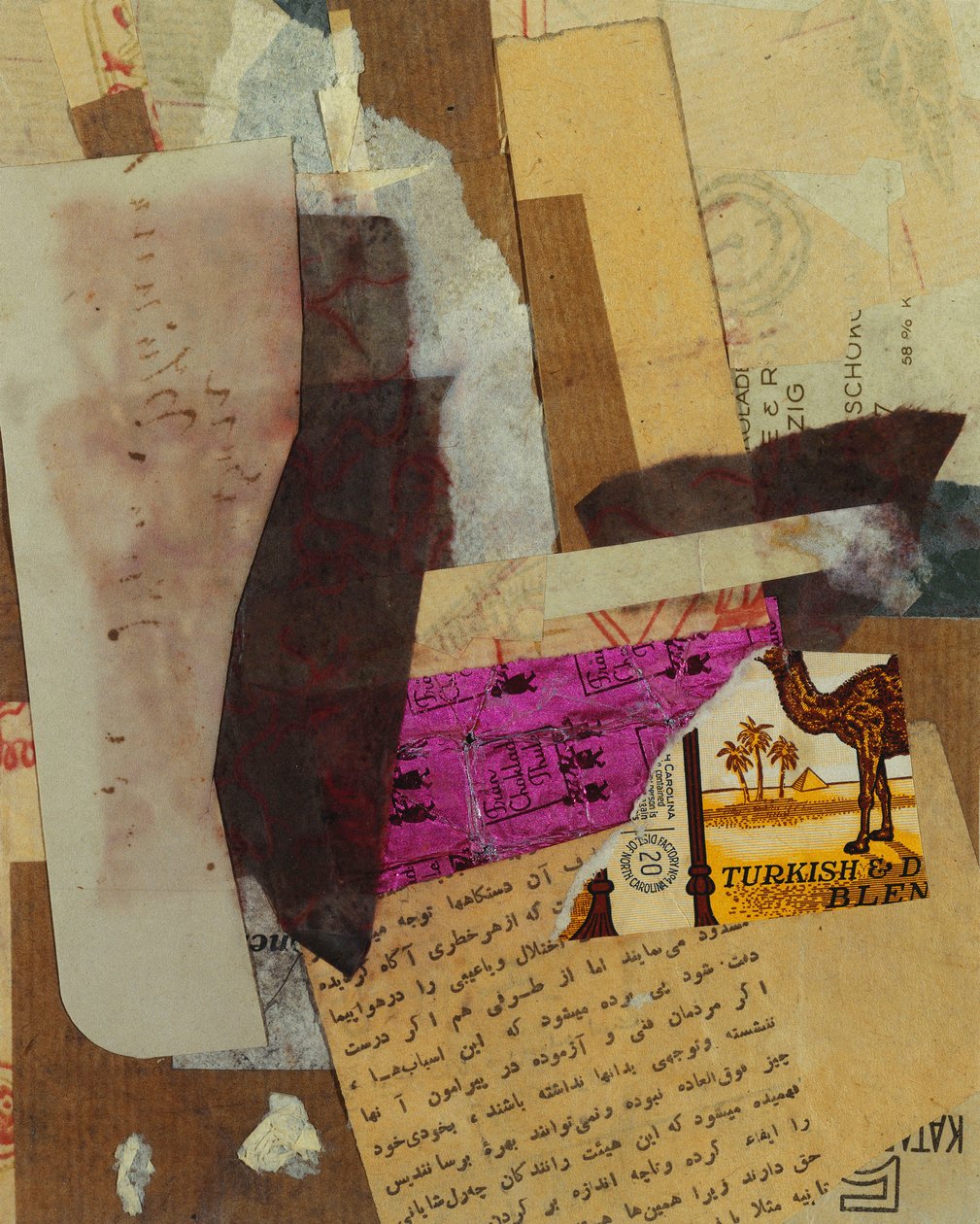 Türkçe ve D Karışımı, 1936 by Kurt Schwitters