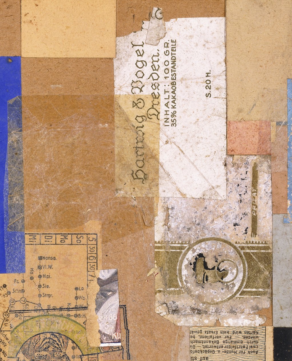 İsimsiz, 1926 by Kurt Schwitters