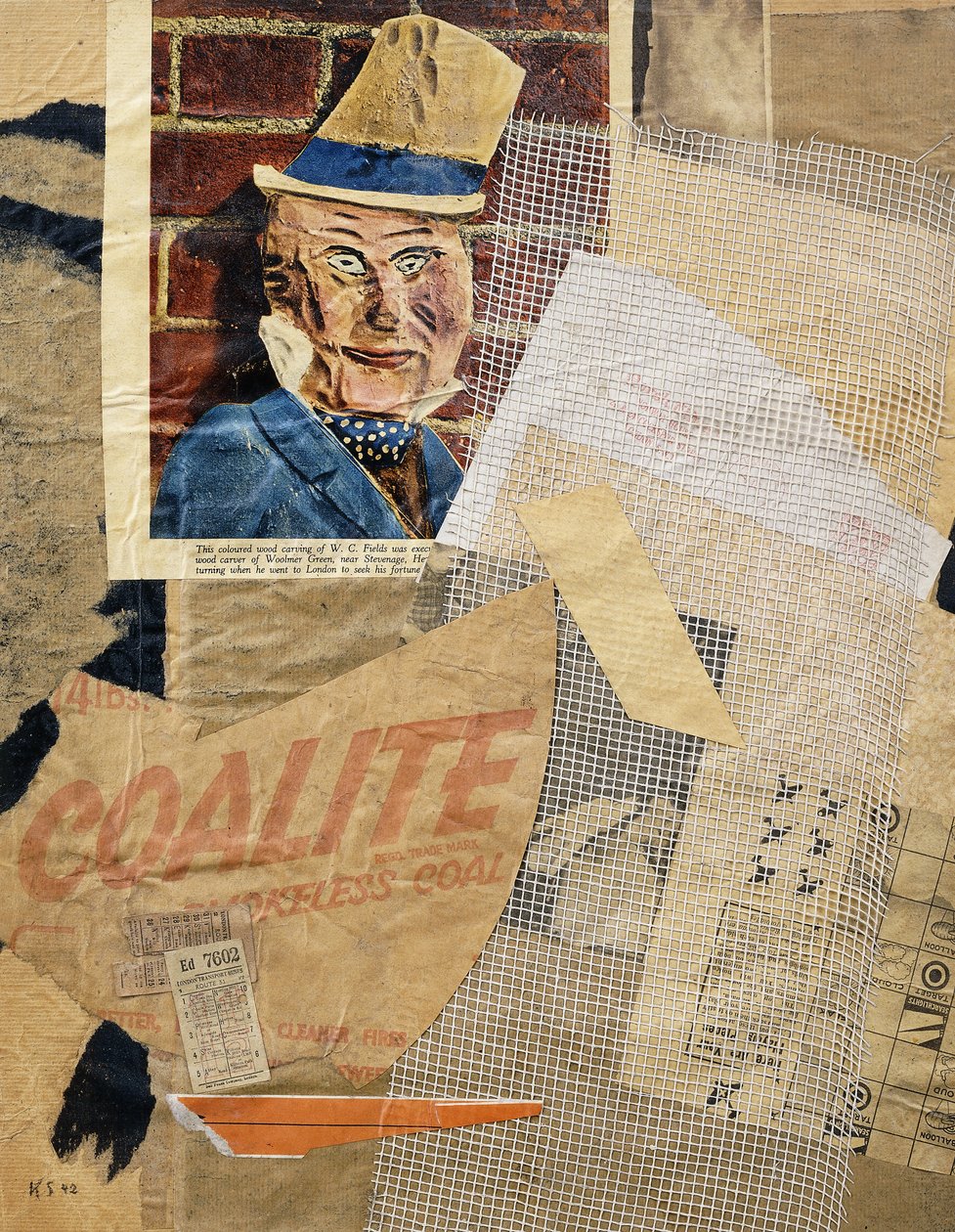 TUVALET. alanlar, by Kurt Schwitters