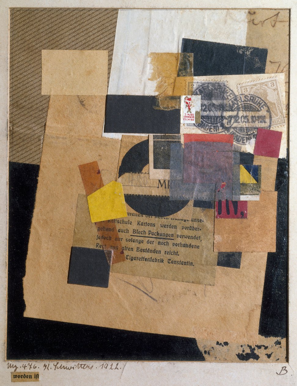 Oldu (Kolaj by Kurt Schwitters