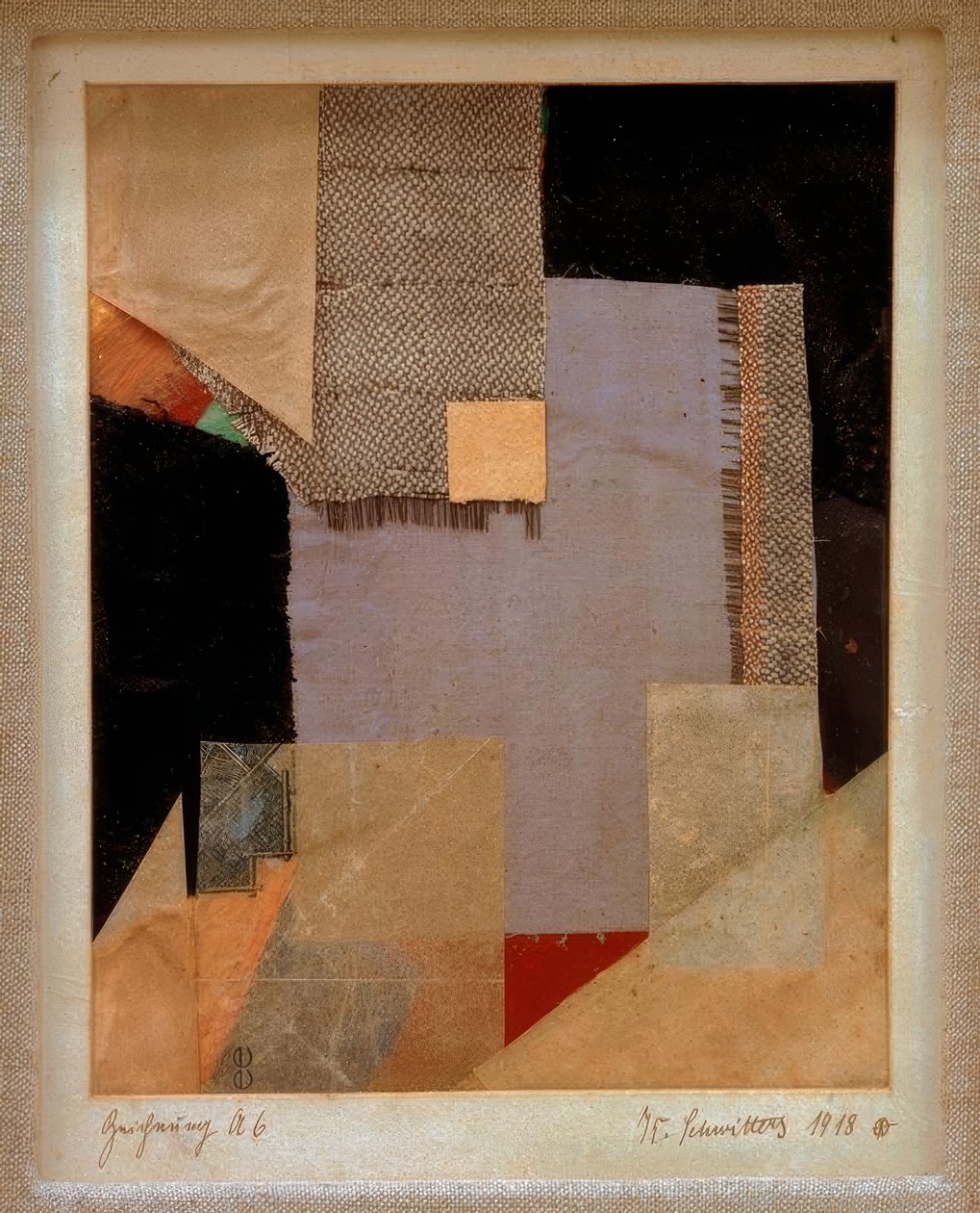 A 6 çizimi by Kurt Schwitters