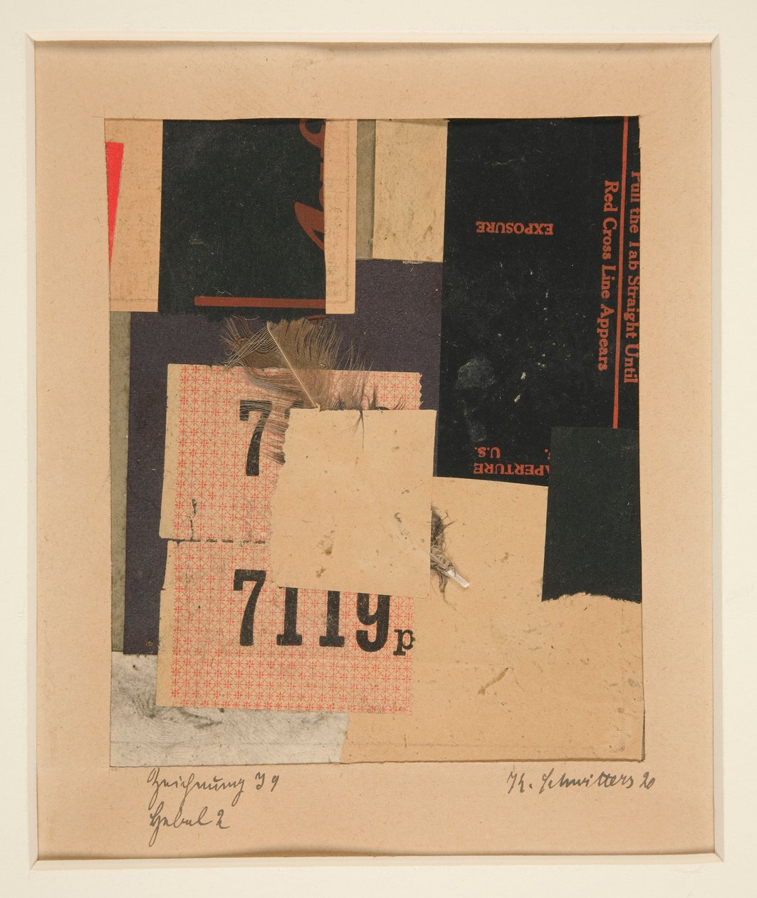Çizim I 9 Kol 2 by Kurt Schwitters
