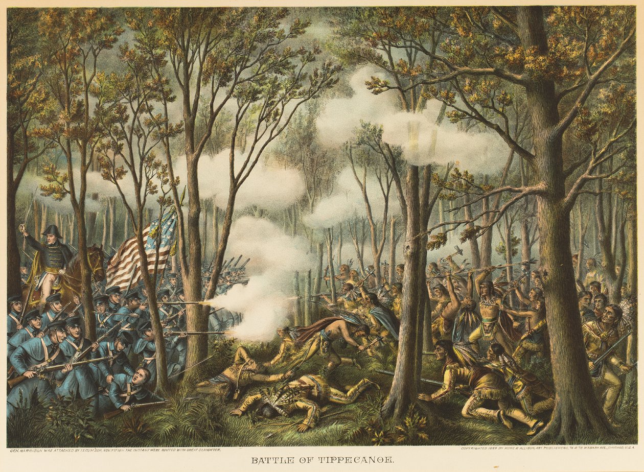 Tippecanoe Savaşı by Kurz and Allison