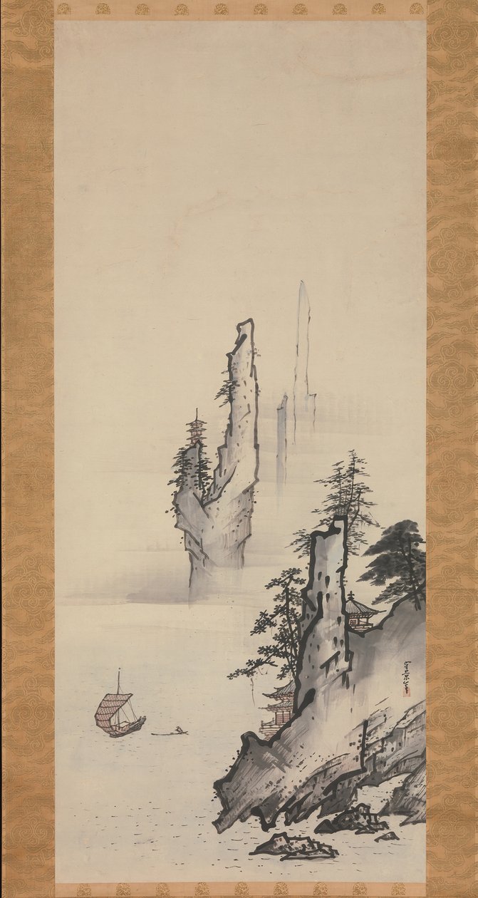 Manzara, 17. yüzyıl. by Kusumi Morikage