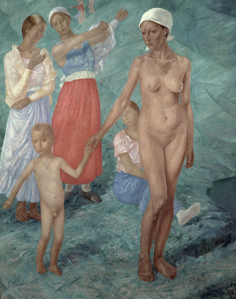 Sabah, 1917 by Kuzma Sergeevich Petrov Vodkin