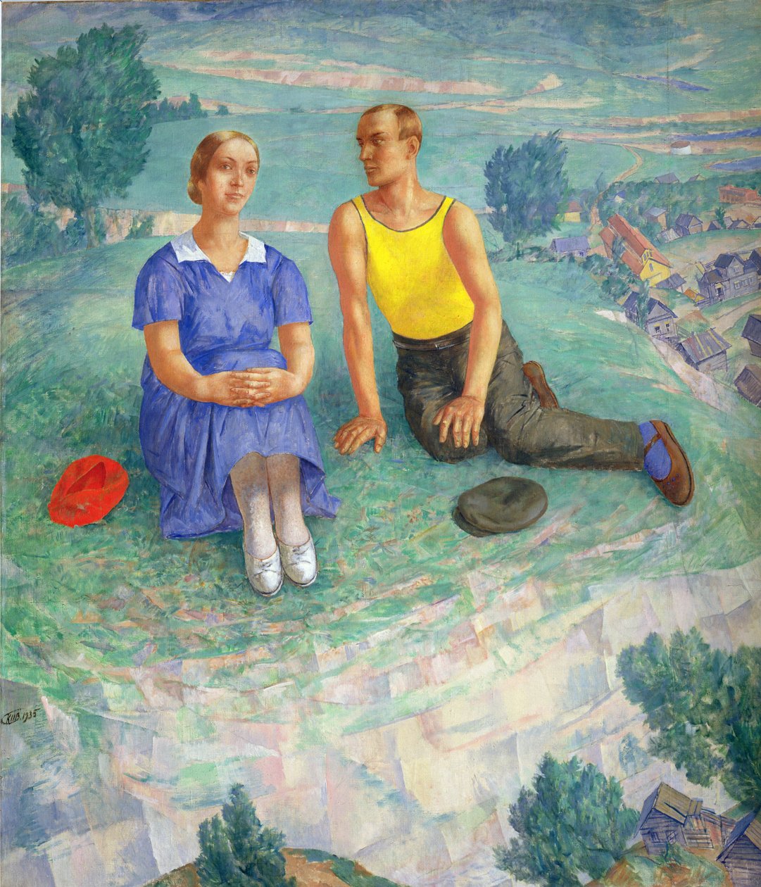 ವಸಂತ, 1935 ಟರ್ಕಿ by Kuzma Sergeevich Petrov Vodkin