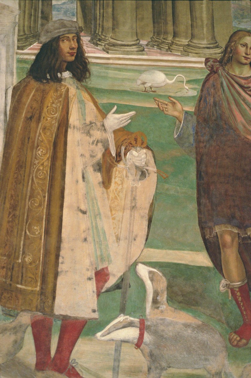 Aziz Benedict'in Hayatı (detay) by L. and Sodoma, G. Signorelli