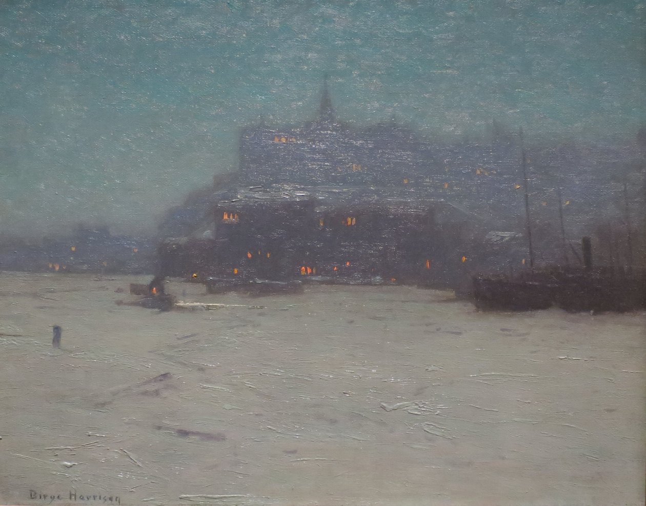 Limandan Quebec, c. 1910, Yüksek Müze.JPG by Lowell Birge Harrison