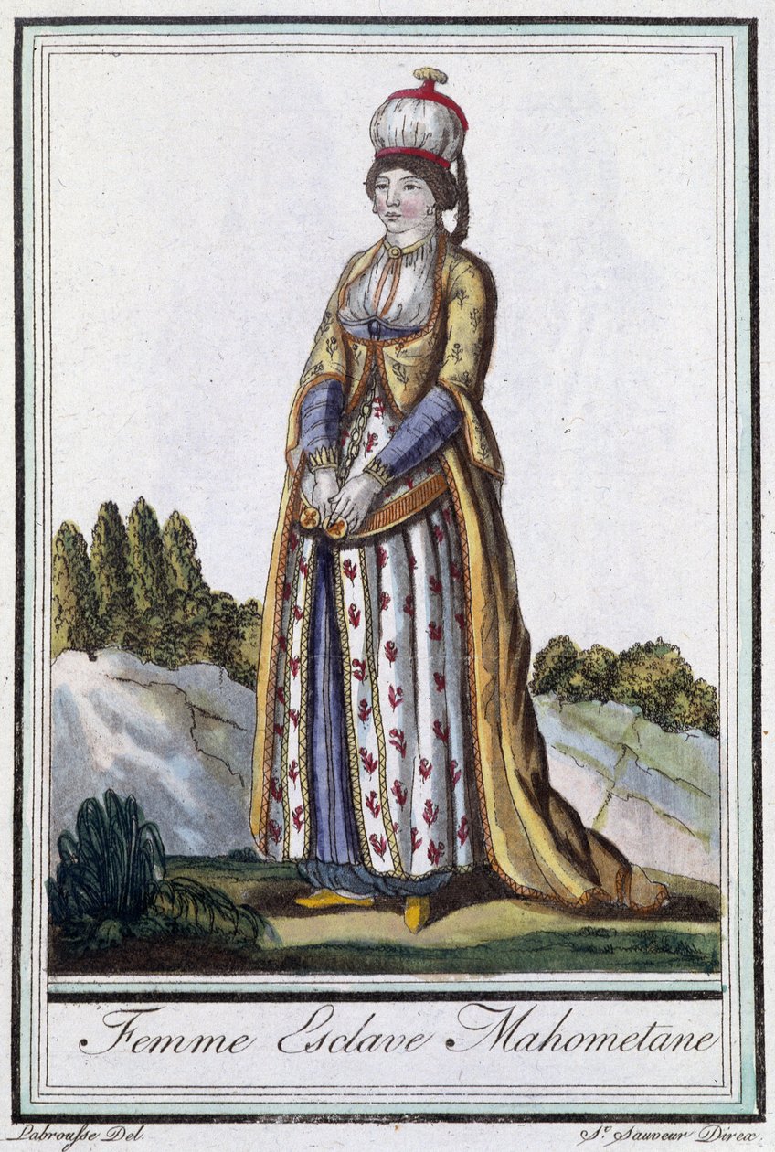 Müslüman köle kadın - J. Grasset St Sauveur, ed. Deroy, Paris by L.F. Labrousse