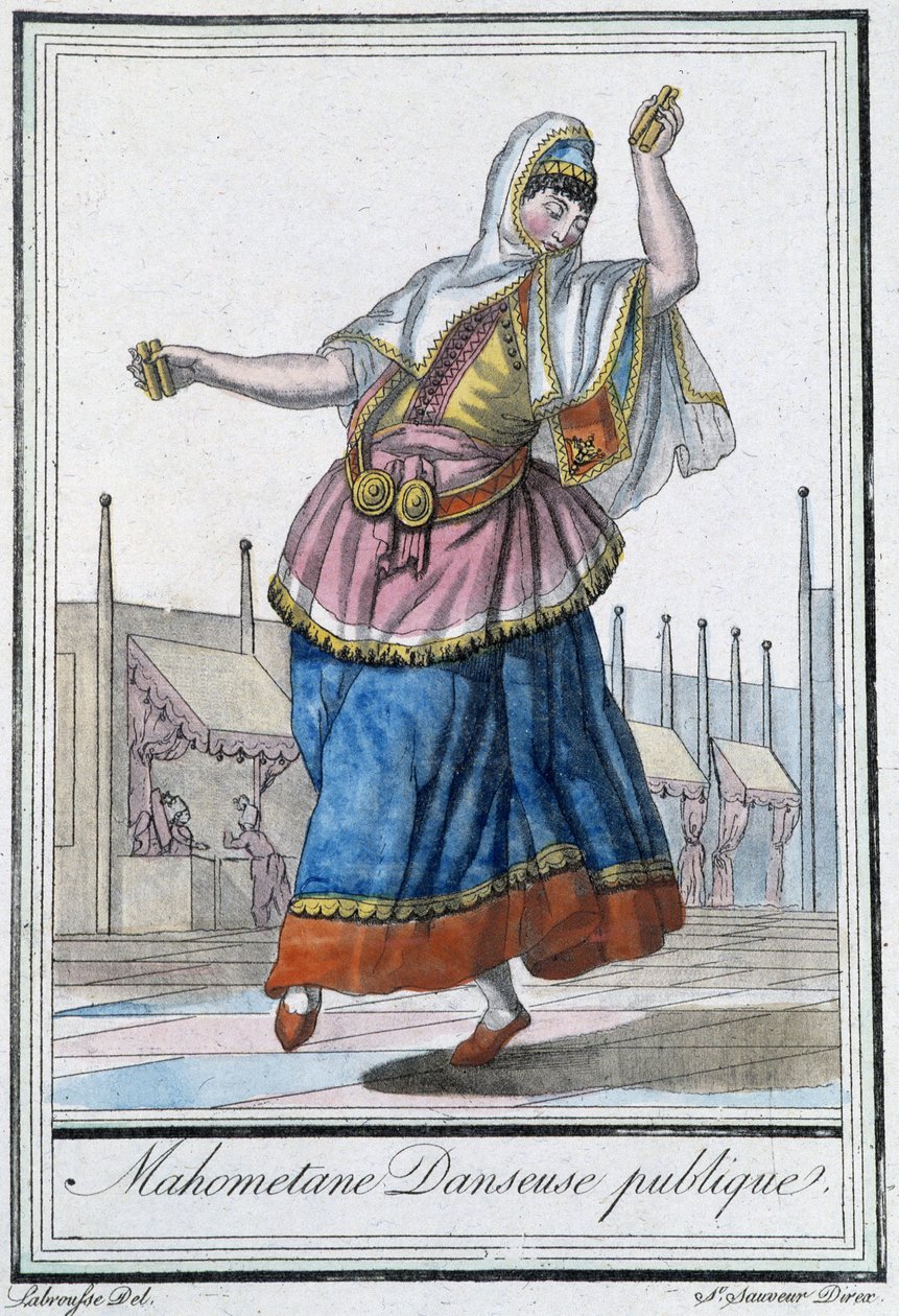 Müslüman halk dansçısı - J. Grasset St Sauveur
