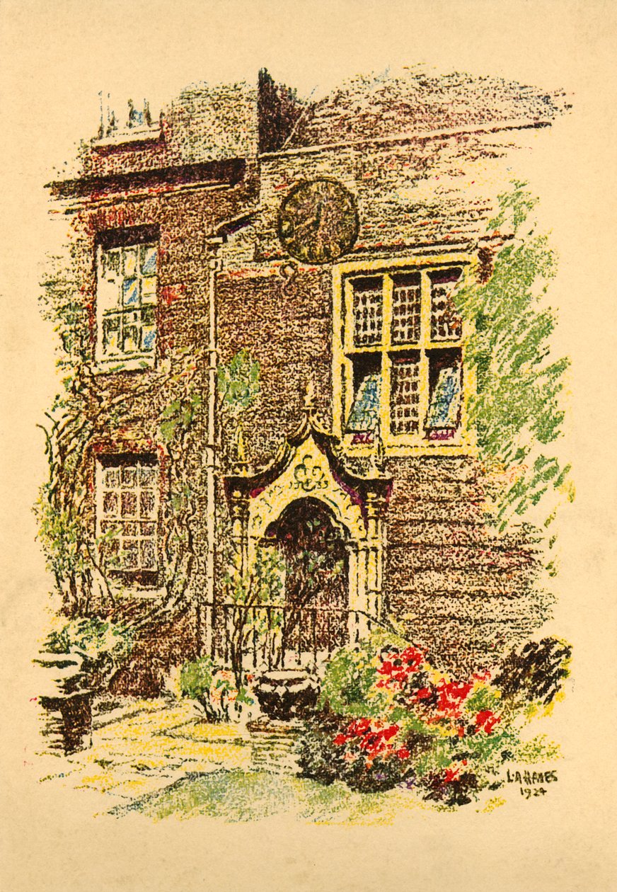 Staple Inn, Londra, 1924. by L. A. Hayes