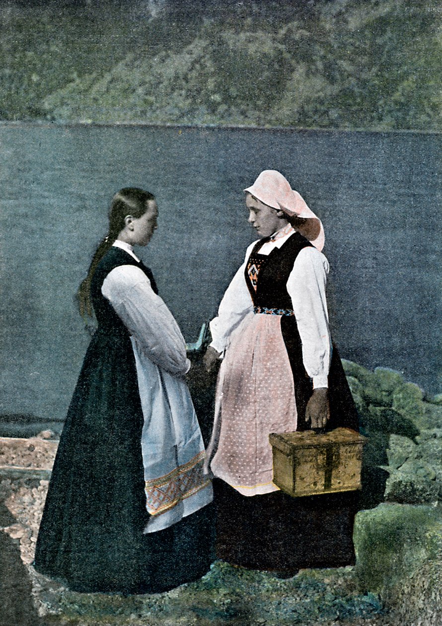 Postacı, Sognafjorden, Norveç, c1890 by L Boulanger