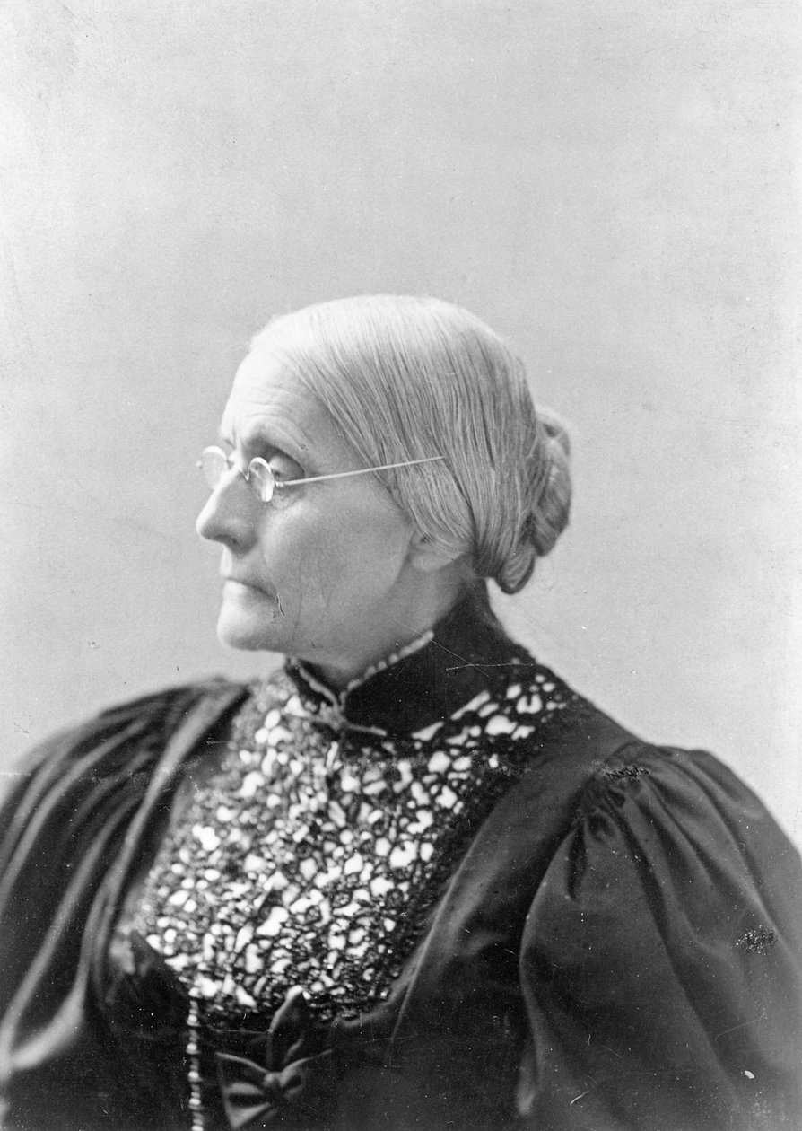 Susan Brownell Anthony (1820-1906) c.1890-1906  by L. Condon