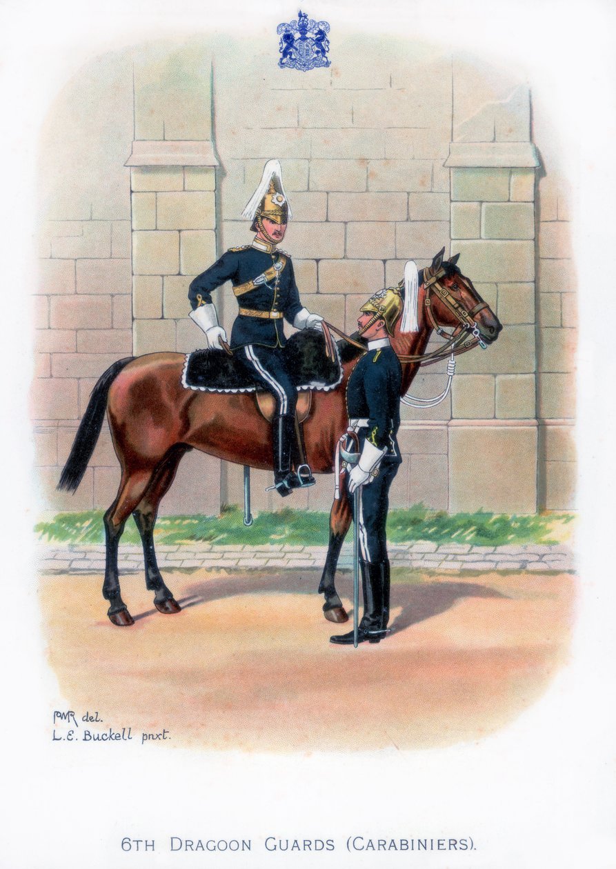 6. Ejderha Muhafızları Karabinaları, 1915. by L. E. Buckell