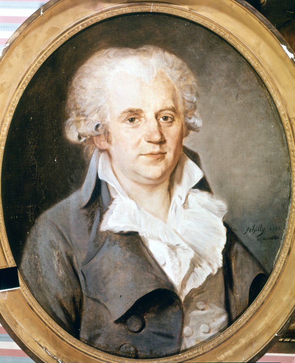 Georges Jacques Danton (1759 - 1794), 12/08/1793 tarihinde Schilly tarafından. by L. L. Schilly