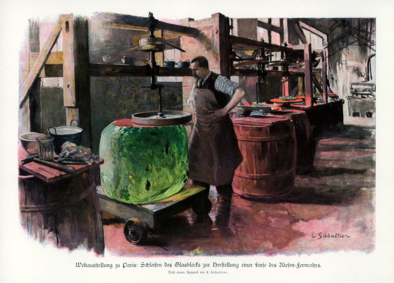 Lens üretimi, Paris Dünya Fuarı, 1889, 1900. by L Sabattier